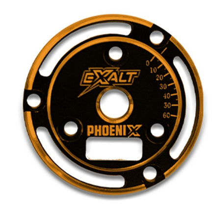 Exalt - Black Phoenix Endplate with Orange Chamfered Edges - Hobby Recreation Products