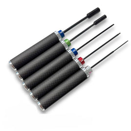 Exalt - Carbon Fiber Handled Tool Set (5pcs) - Hobby Recreation Products
