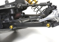 Exotek Racing - Kyosho Turbo Optima Mid Bolted Hinge Pins (4), Front Arms, Steel with Nitride Coating