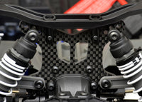 Exotek Racing - Carbon Fiber Shock Tower, Front, for 4WD Slash/Rally - Hobby Recreation Products