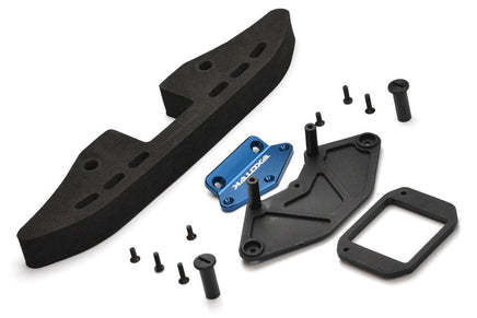 Exotek Racing - Drag Slash Front Bumper Set V3, Alloy Mount and Foam with GNSS Slot - Hobby Recreation Products