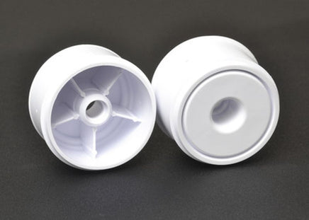 Exotek Racing - F1 1/10 Disk Wheels, Front, White, 1 Pair for Use with Exotek F1 Tires Only - Hobby Recreation Products