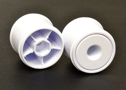 Exotek Racing - F1 1/10 Disk Wheels, Rear, White, 1 Pair for Use with Exotek F1 Tires Only - Hobby Recreation Products