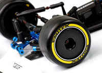 Exotek Racing - F1 1/10 Rubber Tires V2 - Front 40X (YELLOW - FIRM) - Hobby Recreation Products