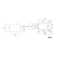 Futaba - S-C400 - S.Bus2 High-Voltage Surface Servo