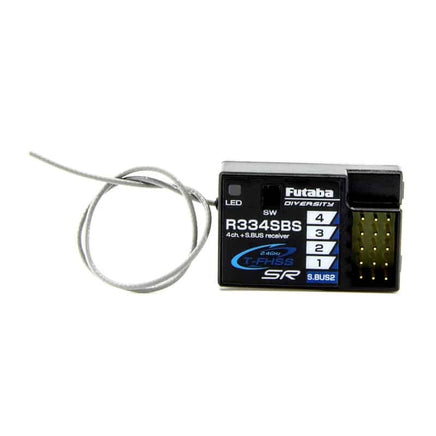 Futaba - R334SBS 4 - Channel Receiver (SR/T - FHSS/S.Bus2) - Hobby Recreation Products