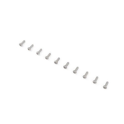 Gmade - 2x6mm Nickel Round Head Tapping Screw - Hobby Recreation Products