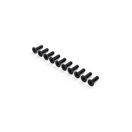 Gmade - 3x10mm Flat Head Hex Wrench Bolt (10 screws) - Hobby Recreation Products