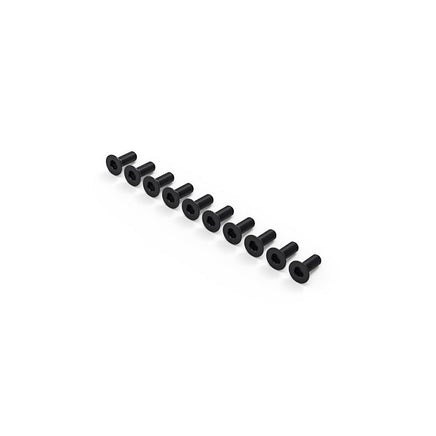 Gmade - 3x8mm Flat Head Hex Wrench Bolt (10 screws) - Hobby Recreation Products