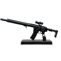 GoatGuns - 1/3 Scale Diecast AR15 Skeleton Model, Black