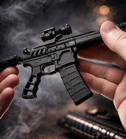 GoatGuns - 1/3 Scale Diecast AR15 Skeleton Model, Black