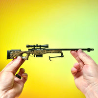 GoatGuns - 1/4 Scale Die Cast Sniper Rifle Model, Camo