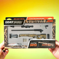 GoatGuns - 1/4 Scale Die Cast Sniper Rifle Model, Camo