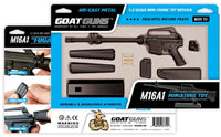 GoatGuns - 1/3 Scale Die Cast M16A1 Vietnam Rifle Model, Black - Hobby Recreation Products