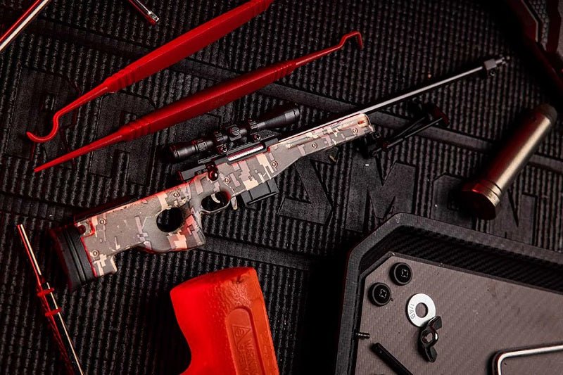 1/4 Scale Die Cast Sniper Rifle Model, Camo| Hobby