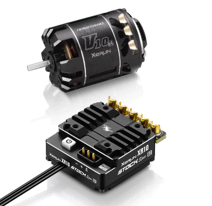Hobbywing - Xerun Combo XR10 Stock 2S G2 ESC & V10 G3R 25.5T Motor - Hobby Recreation Products