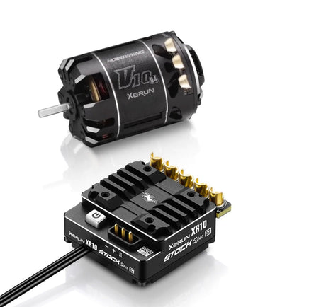 Hobbywing - Xerun Combo XR10 Stock 2S G2 ESC & V10 G4R 17.5T Motor - Hobby Recreation Products