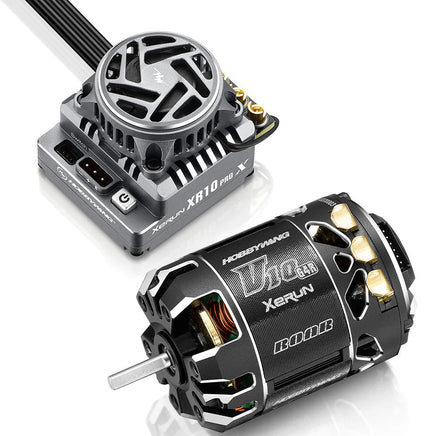 Hobbywing - XR10 Pro G3X ESC + V10 G4R 17.5T Spec Motor Combo - Hobby Recreation Products