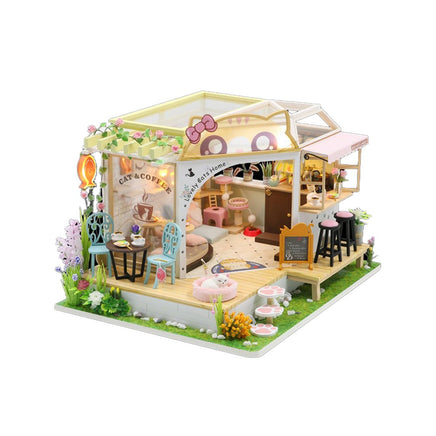 Hongda - Cat Cafe Garden with Dust Cover - Hobby Recreation Products