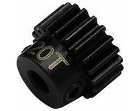 Hot Racing - 20T 0.5 Mod Hardened Steel Pinion Gear, 1/8 Bore - Hobby Recreation Products
