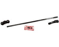 Hot Racing - Black Cut to Length Center Driveline with Scale U - Joints, 262mm - Hobby Recreation Products