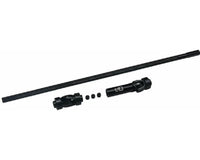 Hot Racing - Black Cut to Length Center Driveline with Scale U - Joints, 262mm - Hobby Recreation Products