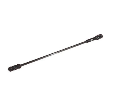Hot Racing - Black Cut to Length Center Driveline with Scale U - Joints, 262mm - Hobby Recreation Products