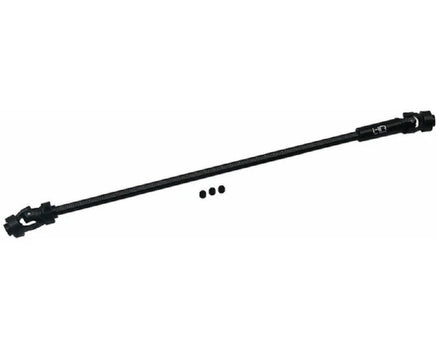 Hot Racing - Black Cut to Length Center Driveline with Scale U - Joints, 262mm - Hobby Recreation Products