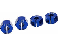 Hot Racing - Blue Aluminum 12mm Wheel Hex, for Mini Maxx - Hobby Recreation Products