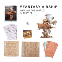 HowCat - Around the World - MFantasy Steampunk Airship - Hobby Recreation Products