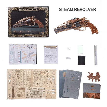HowCat - Steam Revolver - Black - Hobby Recreation Products