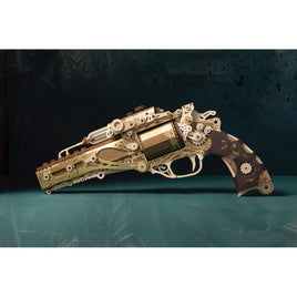 HowCat - Steam Revolver - Gold - Hobby Recreation Products