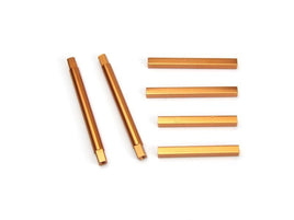 HPI Racing - Aluminum Chassis Brace Set (Orange) for Mini King Flux Big Kahuna Bronco 4400 - Hobby Recreation Products