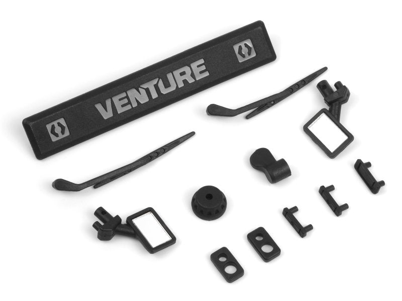 Body Accessory Set Type 1 (Black) for Venture18| Hobby Recreation Products