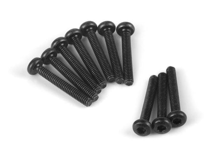 HPI Racing - Button Head Screw M2x14mm (Hex Socket/10pcs) for Mini King Flux Big Kahuna Bronco 4400 - Hobby Recreation Products
