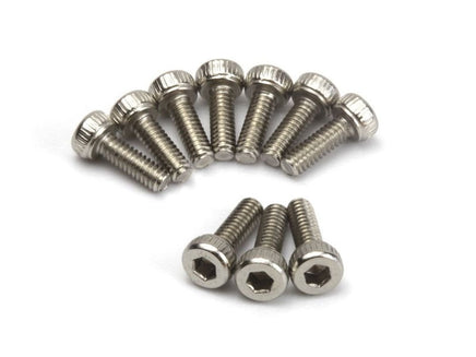HPI Racing - Cap Head M2x6mm (Hex Socket/10pcs) for Mini King Flux Big Kahuna Bronco 4400 - Hobby Recreation Products