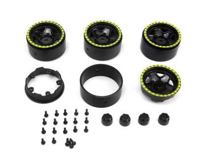 HPI Racing - CL - 5 Beadlock Wheel 1.2in (Green/4pcs) - Hobby Recreation Products