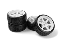 HPI Racing - Falken Azenis Drft Tire/HRE C106 Wheel White 4pcs - Hobby Recreation Products