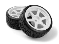 HPI Racing - Falken Azenis Drft Tire/HRE C106 Wheel White 4pcs - Hobby Recreation Products