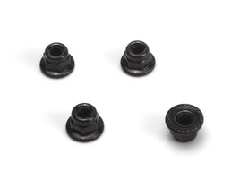 HPI Racing - Flange Lock Nut M2.5 (Silver/4pcs) for Mini King Flux Big Kahuna Bronco 4400 - Hobby Recreation Products
