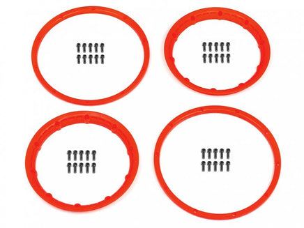 HPI Racing - Heavy Duty Wheel Bead Lock Rings (Red/For 2 Wheels - Hobby Recreation Products