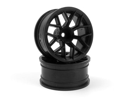 HPI Racing - RTR Wheel 26mm Black 9mm Offset, Pair for Sport 3 - Hobby Recreation Products