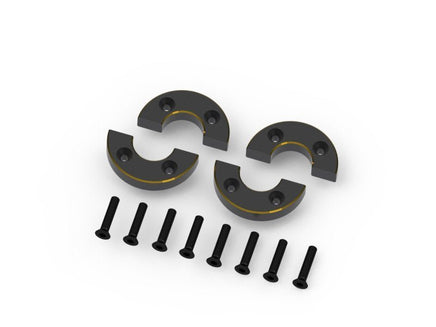 HPI Racing - Steering Block Weight Set (Brass / 4pcs), for Venture18 - Hobby Recreation Products