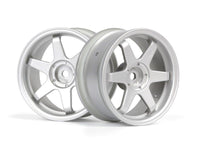 HPI Racing - TE37 Wheel 26mm Matte Chrome (3mm Offset) - Hobby Recreation Products