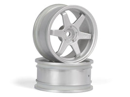 HPI Racing - TE37 Wheel 26mm Matte Chrome (3mm Offset) - Hobby Recreation Products