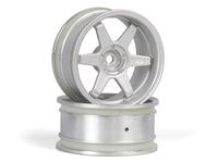 HPI Racing - TE37 Wheel 26mm Matte Chrome (6mm Offset) - Hobby Recreation Products
