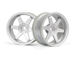 HPI Racing - TE37 Wheel 26mm Matte Chrome (6mm Offset) - Hobby Recreation Products