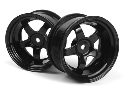 HPI Racing - Work Meister S1 Wheel Black 26mm (6mm OS/2pcs) - Hobby Recreation Products