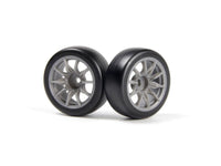 HPI Racing - TSMK5-10 Drift Wheel/Tire Set 22x11mm (Grey/4pcs)