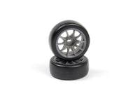 HPI Racing - TSMK5-10 Drift Wheel/Tire Set 22x11mm (Grey/4pcs)